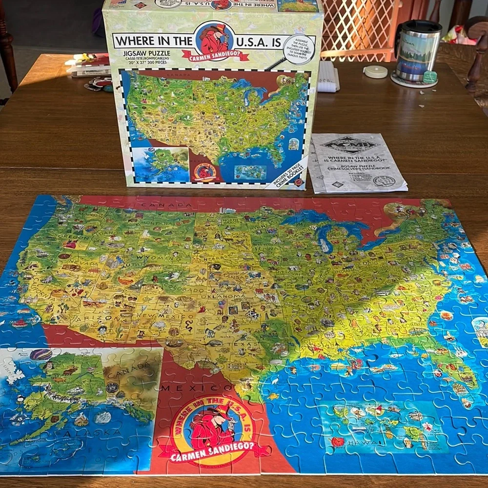 Puzzle , Where In The USA Is Carmen Sandiego?